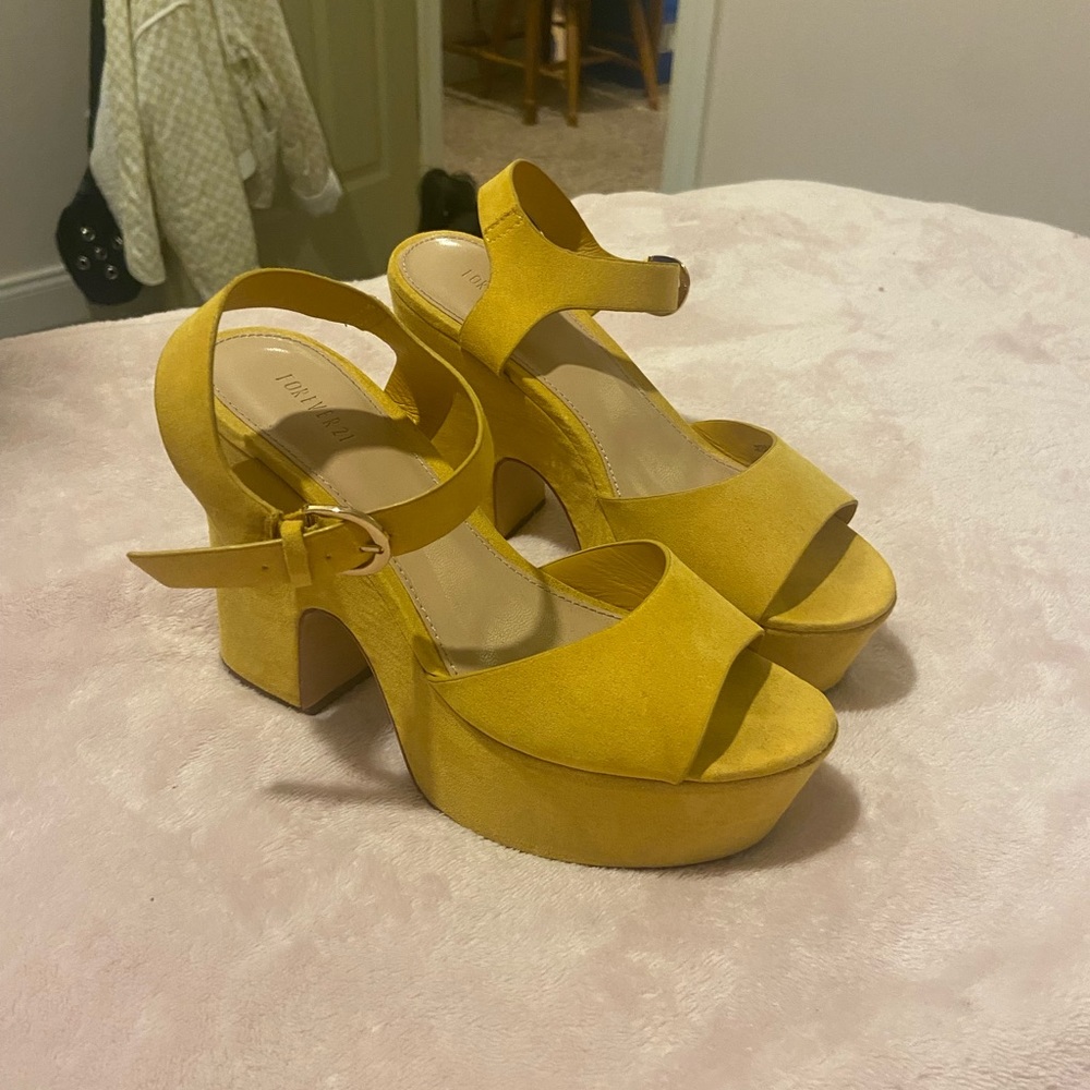 Yellow heels